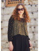 Patchwork Long Sleeve Boho Top