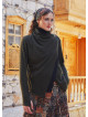 Boho Style Thumbhole Khaki Cardigan