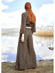 High Rise Wide Leg Brown Mink Palazzo Pants
