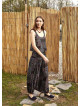 Ethnic Patterned Gipe Waist Detail Bohemian Shalwar Trousers