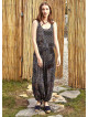 Ethnic Patterned Gipe Waist Detail Bohemian Shalwar Trousers