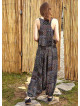 Ethnic Patterned Gipe Waist Detail Bohemian Shalwar Trousers