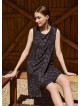 Double Layer Front Short Grey Dress