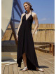 Resort Casual Backless Handkerchief Dress