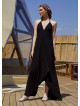 Resort Casual Backless Handkerchief Dress