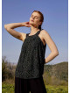 Otantic Green Patterned Bohemian Stylish Blouse