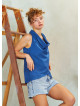 Boho Gypsy Style Degaje Neck Sleeveless Summer Top