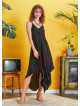 Spaghetti Striped Ethnic Patterned Sundress