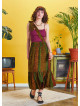 Single Shoulder Strap Tiered Gypsy Skirt