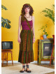 Single Shoulder Strap Tiered Gypsy Skirt