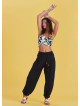 Drawstring Black Pants