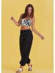 Drawstring Black Pants