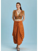 Mustard Oversized Pocket Long Boho Skirt