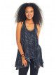 Boho Tunic Grey Top