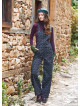 Adjustable Buckle Straps Floral Jumpsuit