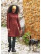Long Sleeve Floral Winter Dress