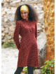 Long Sleeve Floral Winter Dress