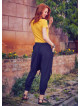 Elastic Ankle Cuffs Cotton Harem Pants