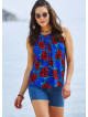 Floral Patterned Bohemian Stylish Blouse