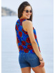 Floral Patterned Bohemian Stylish Blouse
