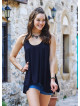 Boho Tunic Black Top