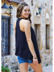 Boho Tunic Black Top