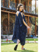 Gray Patterned Low Back Bohemian Summer Dress
