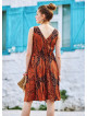 Ethnic Print Boho Chic Summer Day Dress