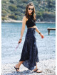 Gray Loose Asymmetric Skirt