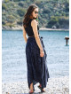 Gray Loose Asymmetric Skirt