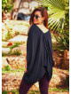 Boho Gypsy Clothing Cold Shoulder Black Top