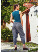 Wholesale Gypsy Drop Crotch Grey Harem Pants